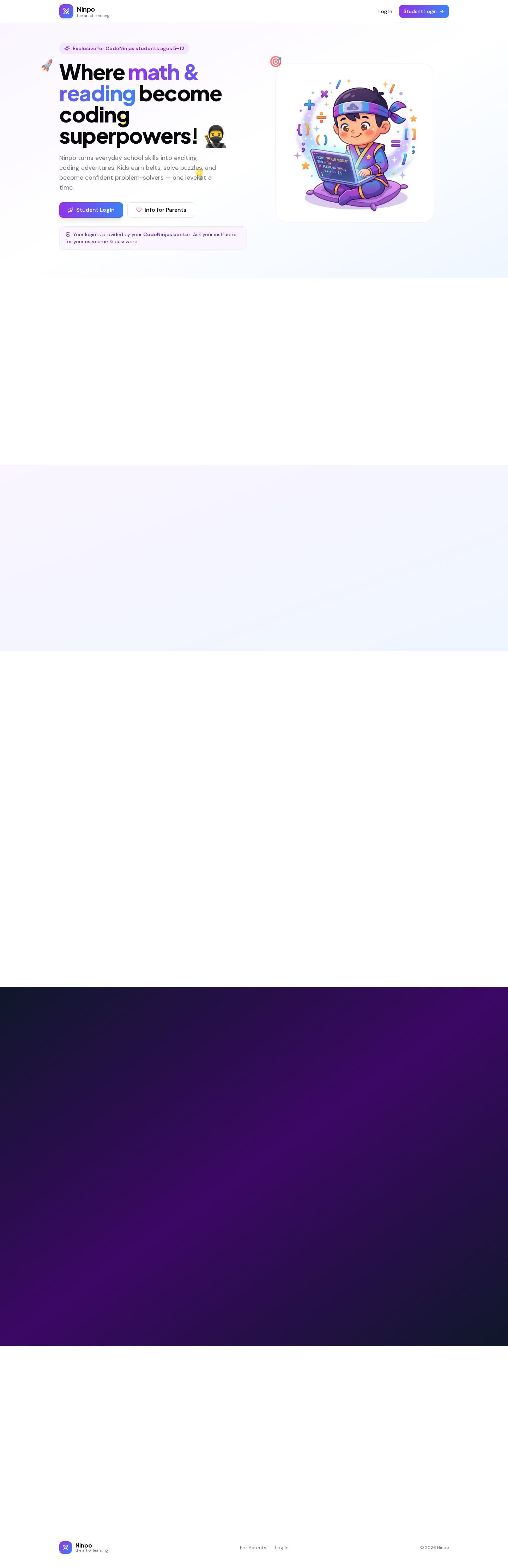 Ninpo website screenshot